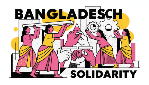 Bangladesh solidarity illustration